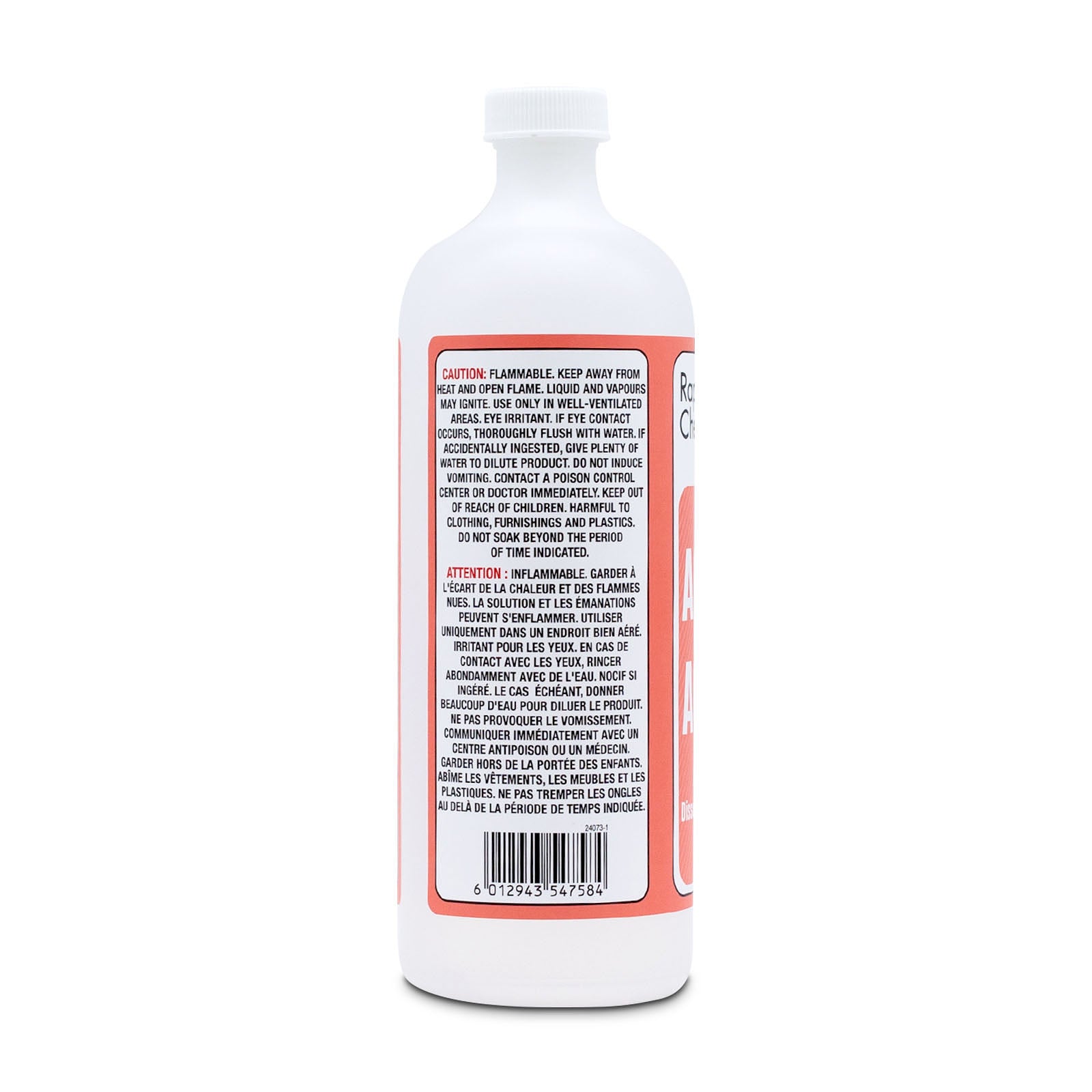 Rapid Chemical Acetone Nail Polish Remover 473ml