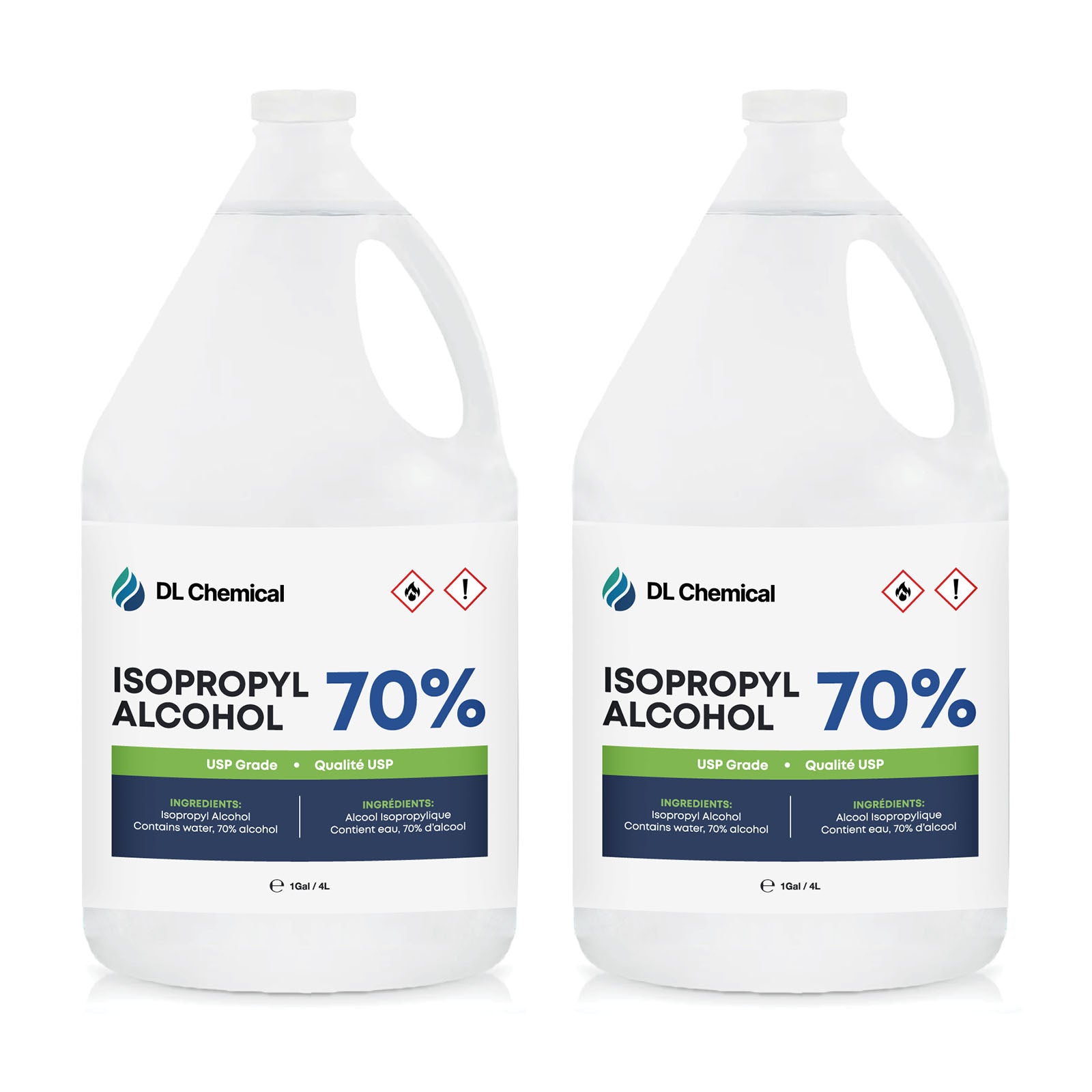 DL Chemical Isopropyl Alcohol 70% USP Grade 4L