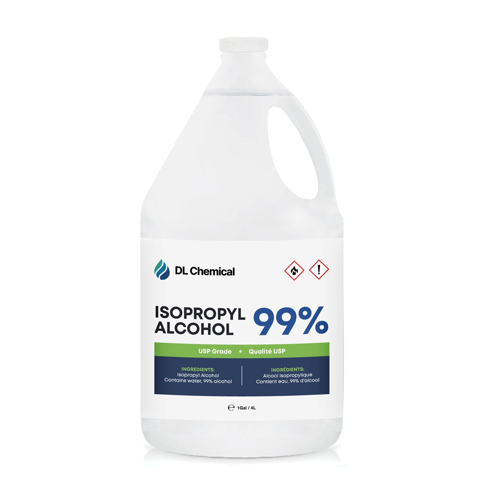 DL Chemical Isopropyl Alcohol 99% USP Grade 4L