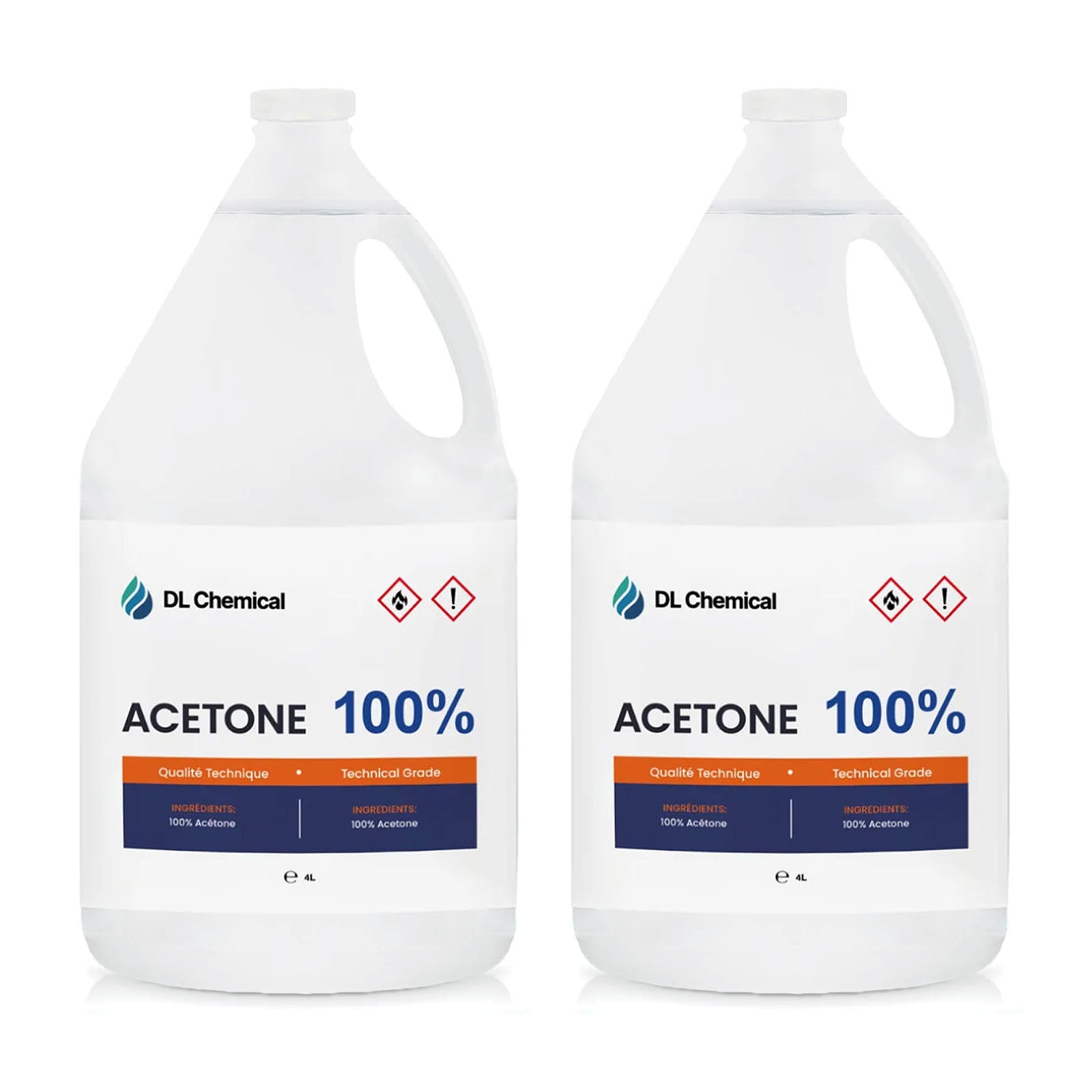 DL Chemical Acetone Tech Grade 100% 4L