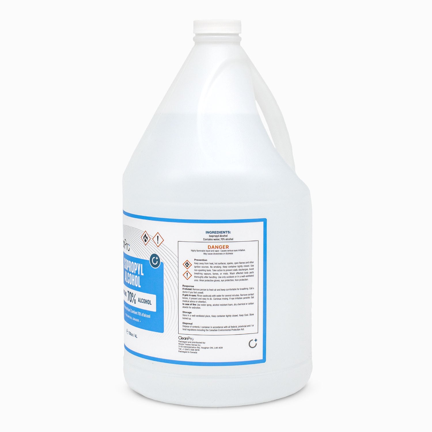Clean Pro 70% Isopropyl Alcohol 4L