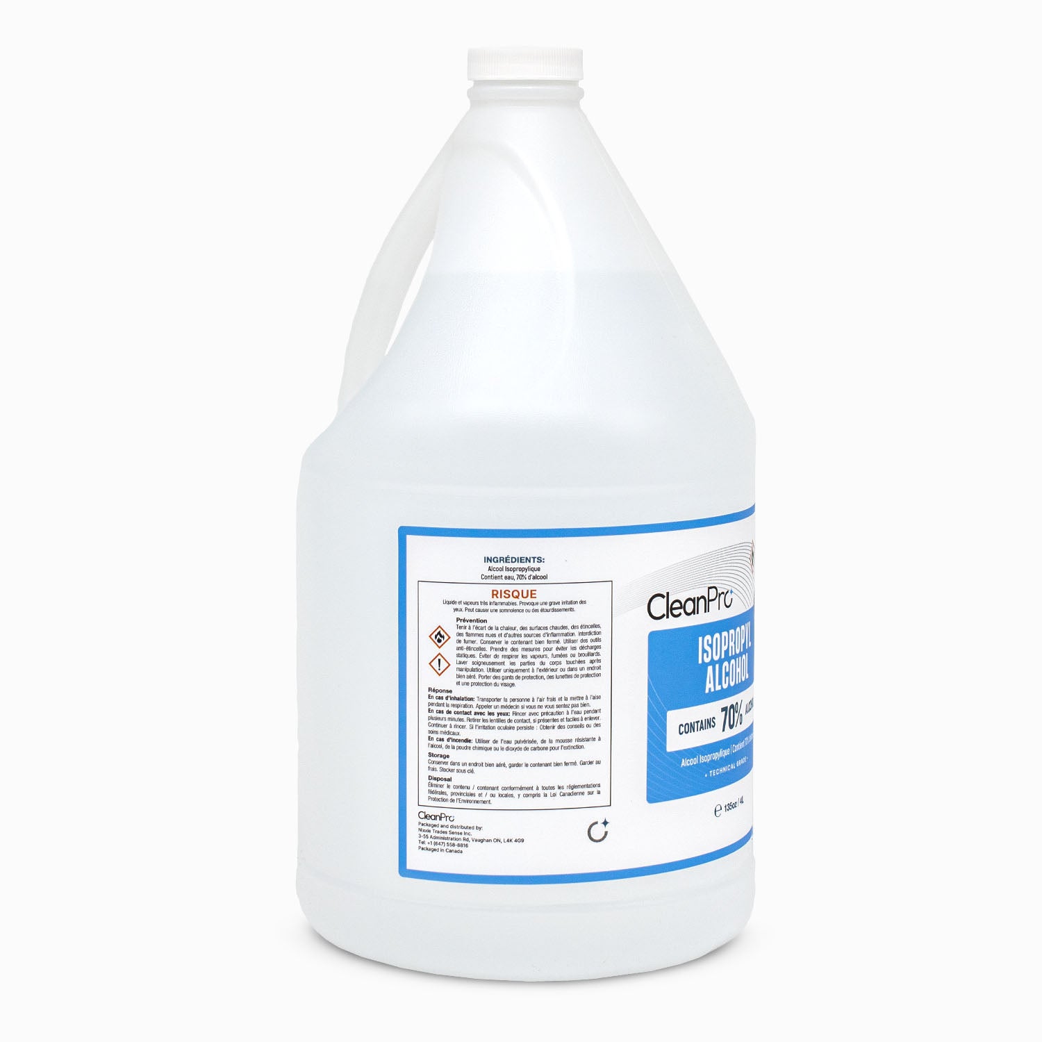 Clean Pro 70% Isopropyl Alcohol 4L