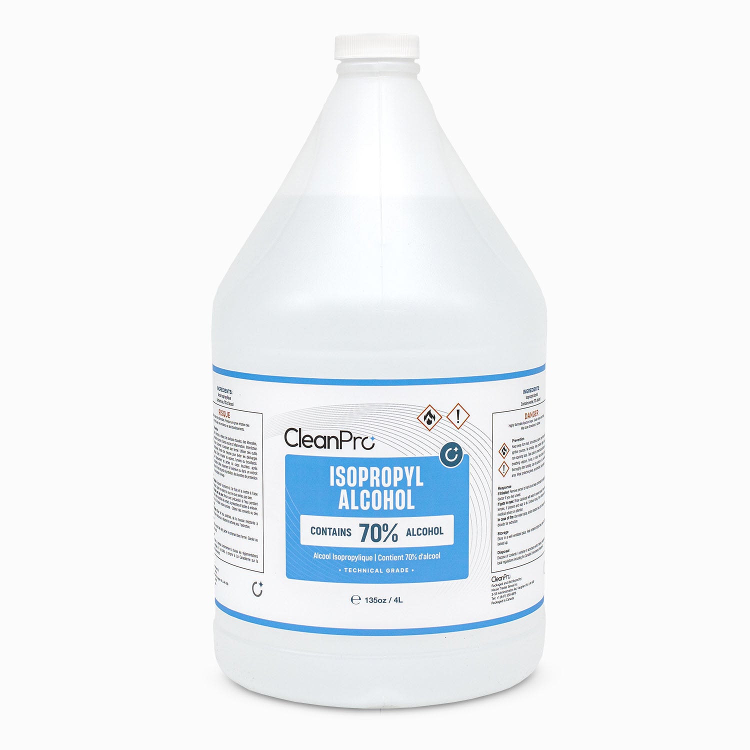 Clean Pro 70% Isopropyl Alcohol 4L