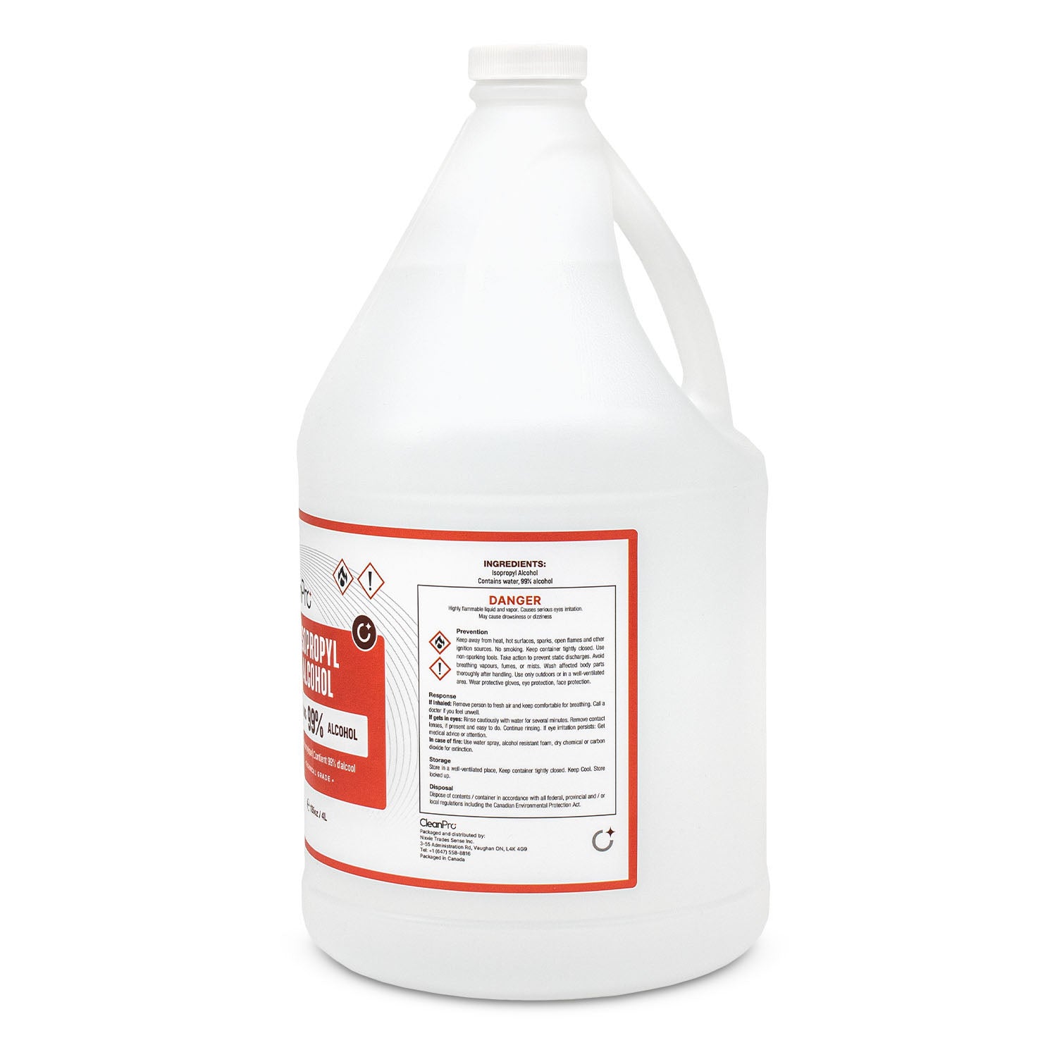 Clean Pro 99% isopropyl Alcohol 4L