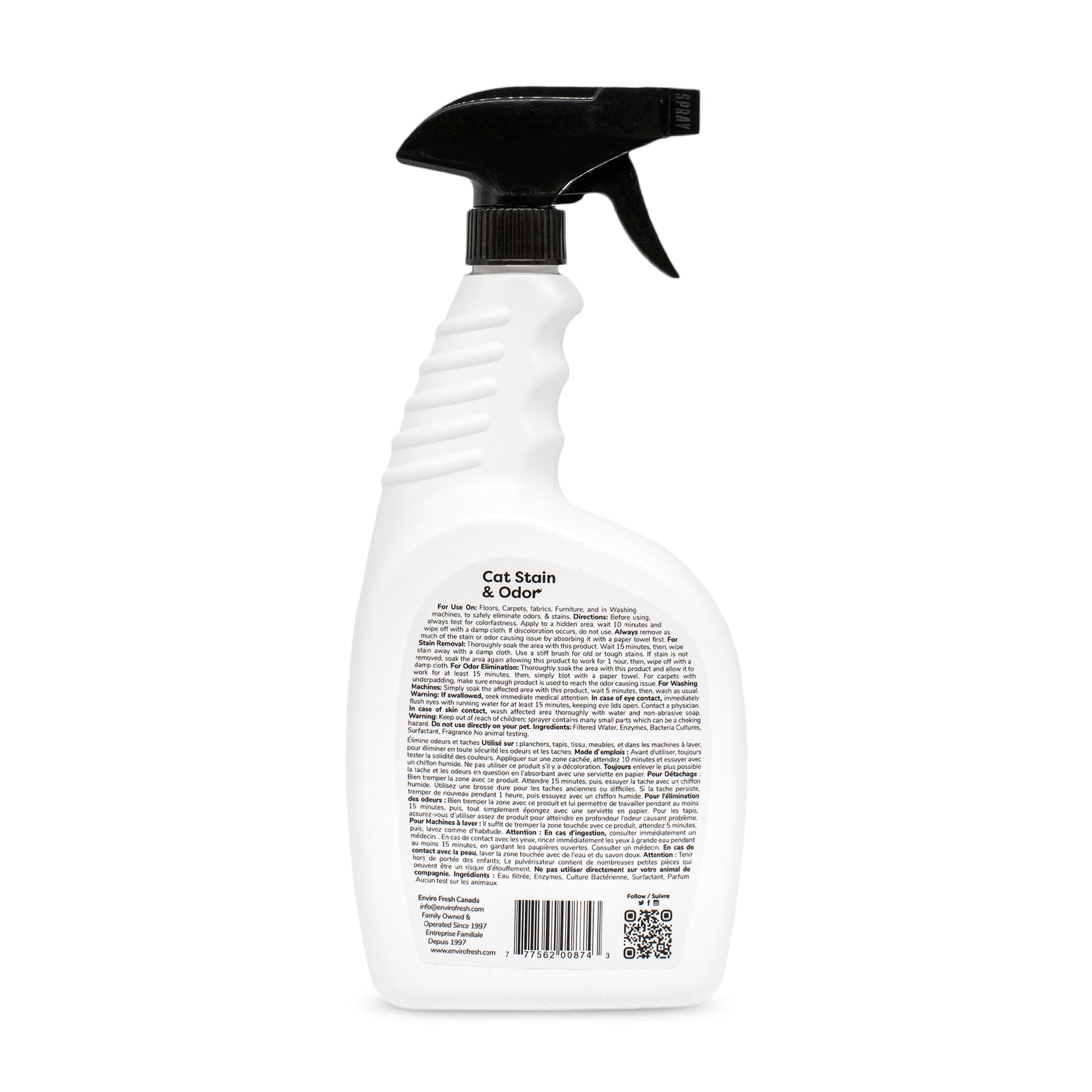 EnviroFresh Cat Stain & Odor Remover 950ml
