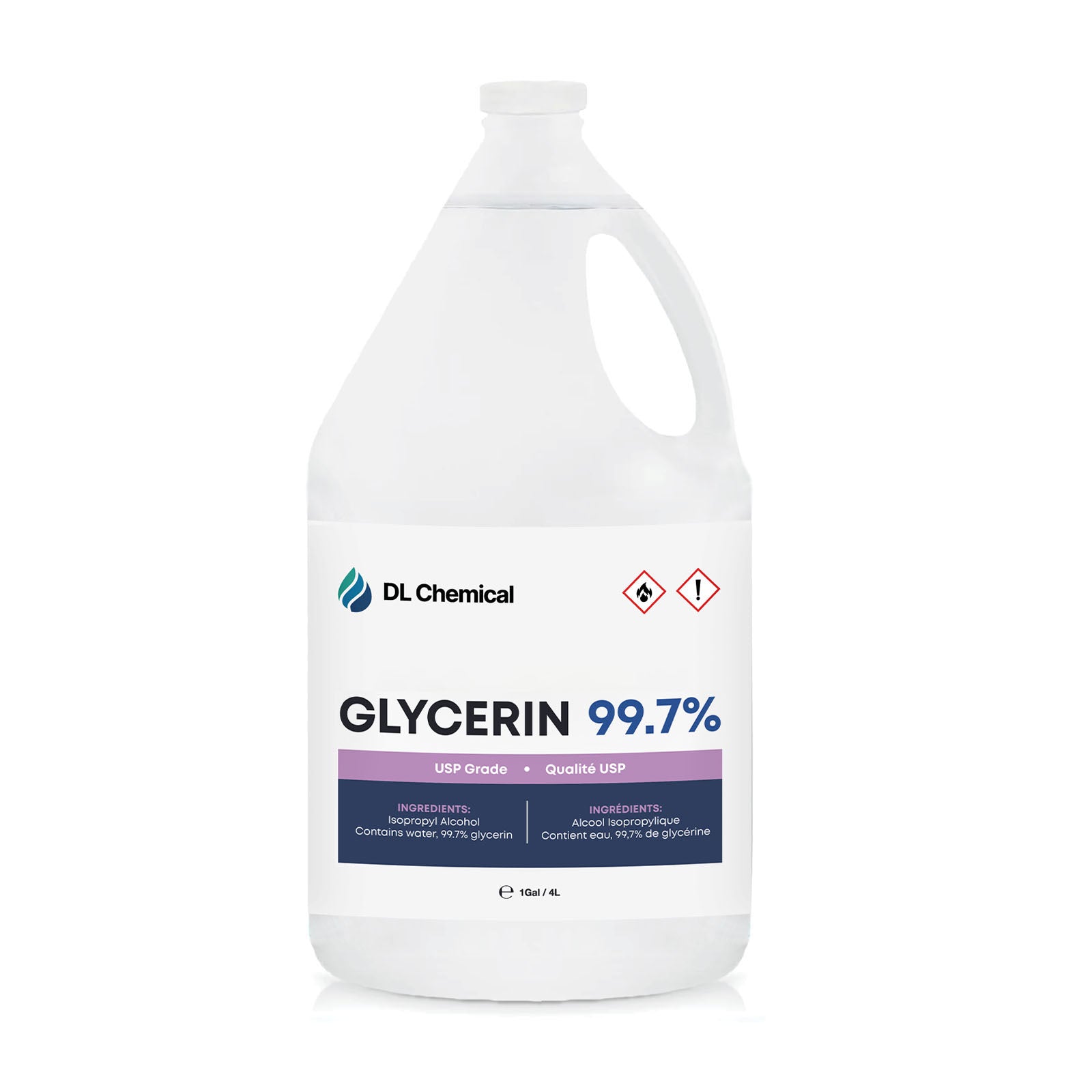 DL Chemical Vegetable Glycerin 99.7% USP Food Grade 4L