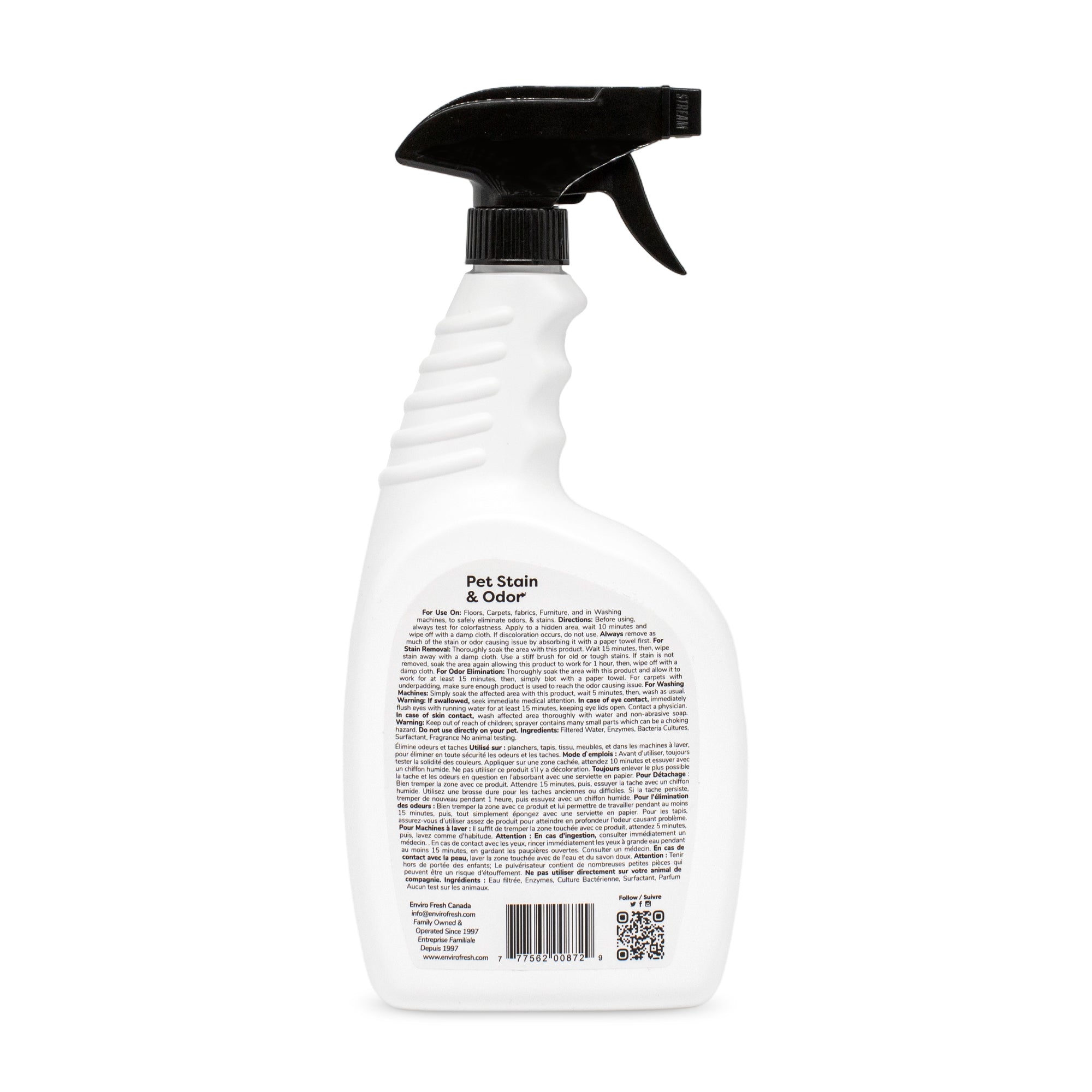 EnviroFresh Pet Stain & Odor Remover 950ml - Fresh Scent