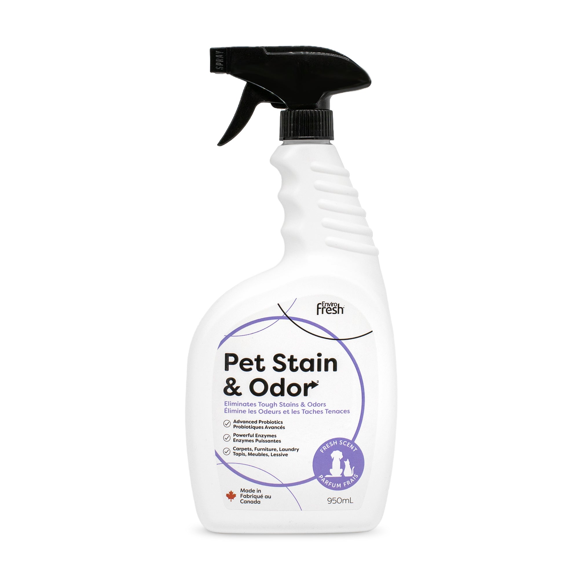 EnviroFresh Pet Stain & Odor Remover 950ml - Fresh Scent