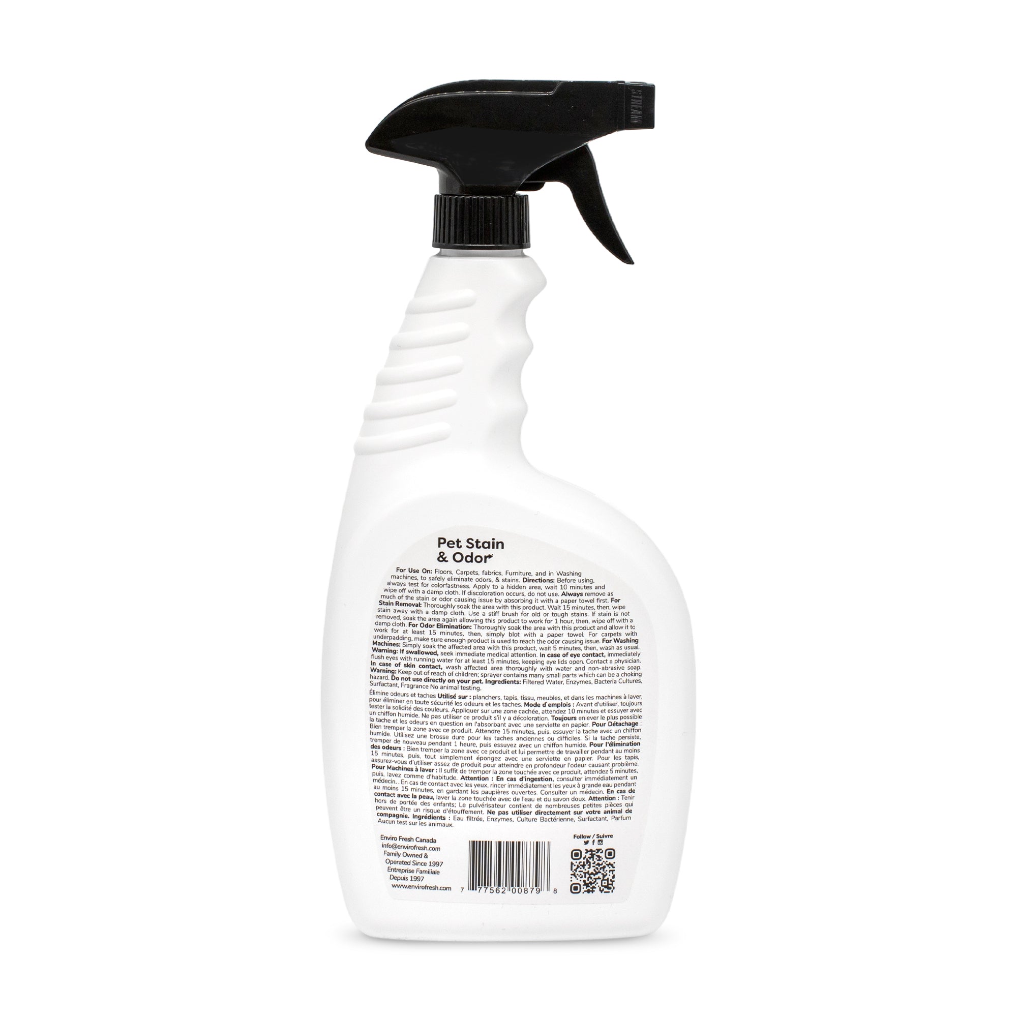 EnviroFresh Pet Stain & Odor Remover 950ml - Linen Scent
